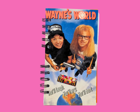 Wayne's World VHS Movie Notebook