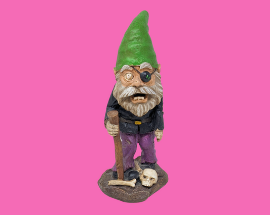 Vintage 1990's Small Decorative Pirate Gnome