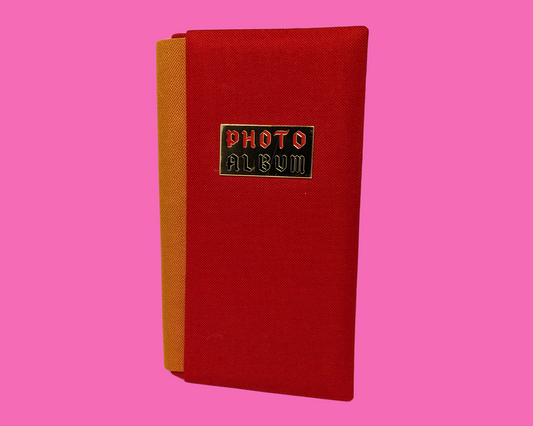 Vintage 1960's Red Photo Album