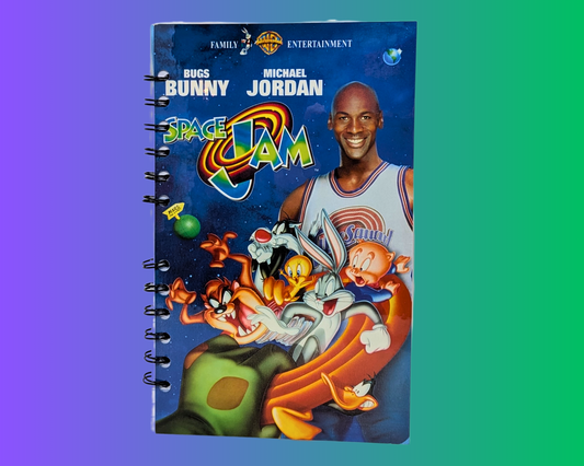 Space Jam VHS Movie Notebook