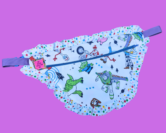 Handmade, Upcycled Walt Disney, Pixar Toy Story Bedsheet Fanny Pack