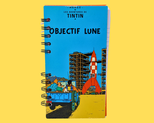Tintin Objectif Lune VHS Movie Notebook