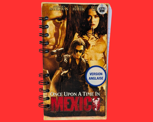 Once Upon A Time In Mexico VHS Movie Notebook