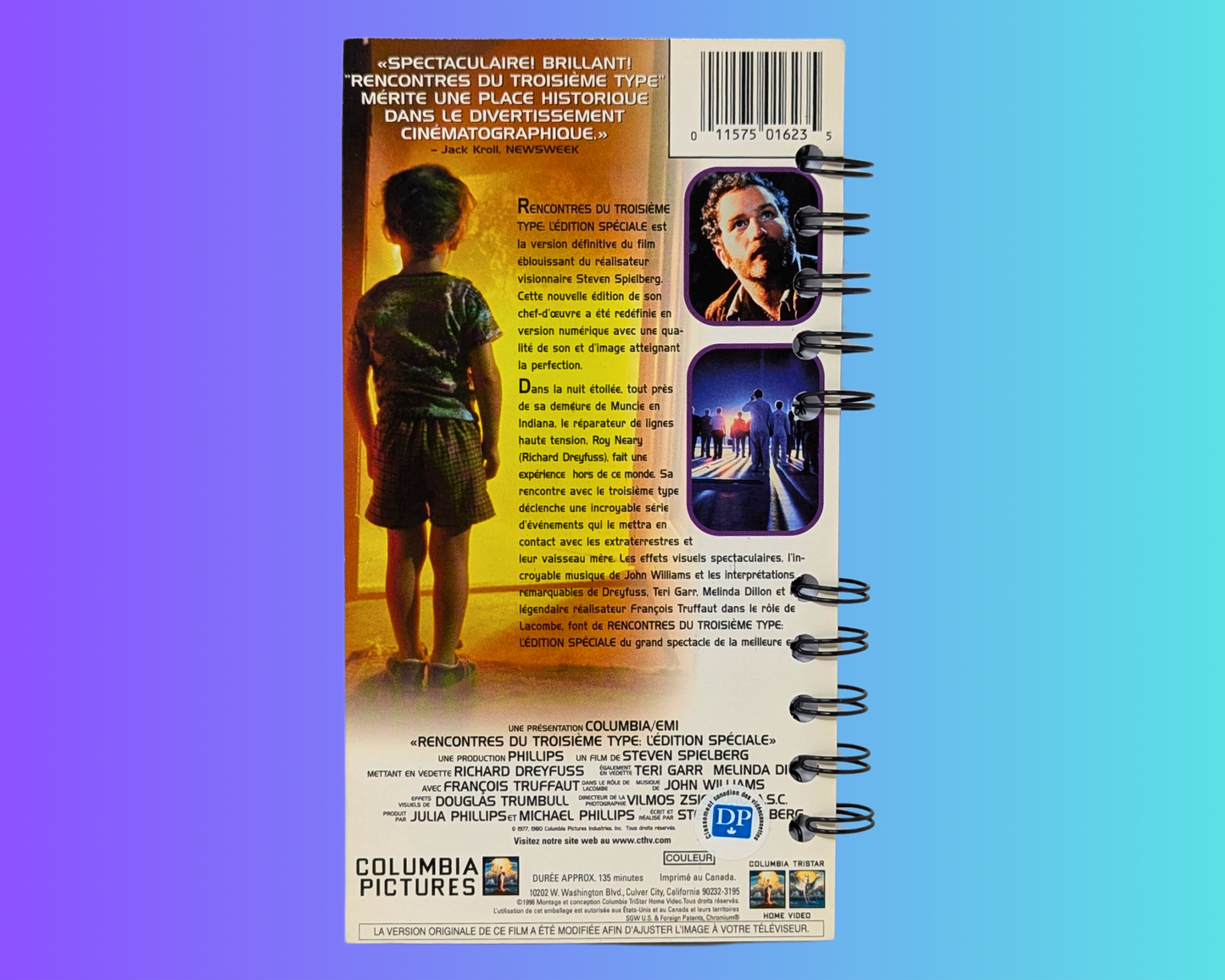 Close Encounters of the Third Kind VHS Movie Notebook