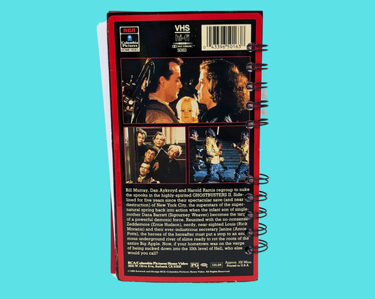 Ghostbusters II VHS Movie Notebook