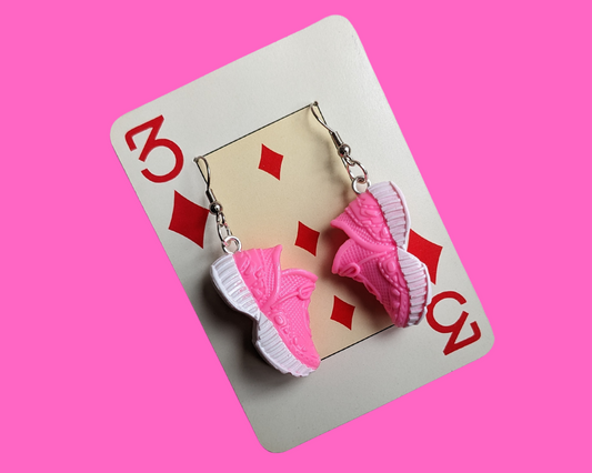 Handmade, Upcycled Official Barbie Shoes Earrings