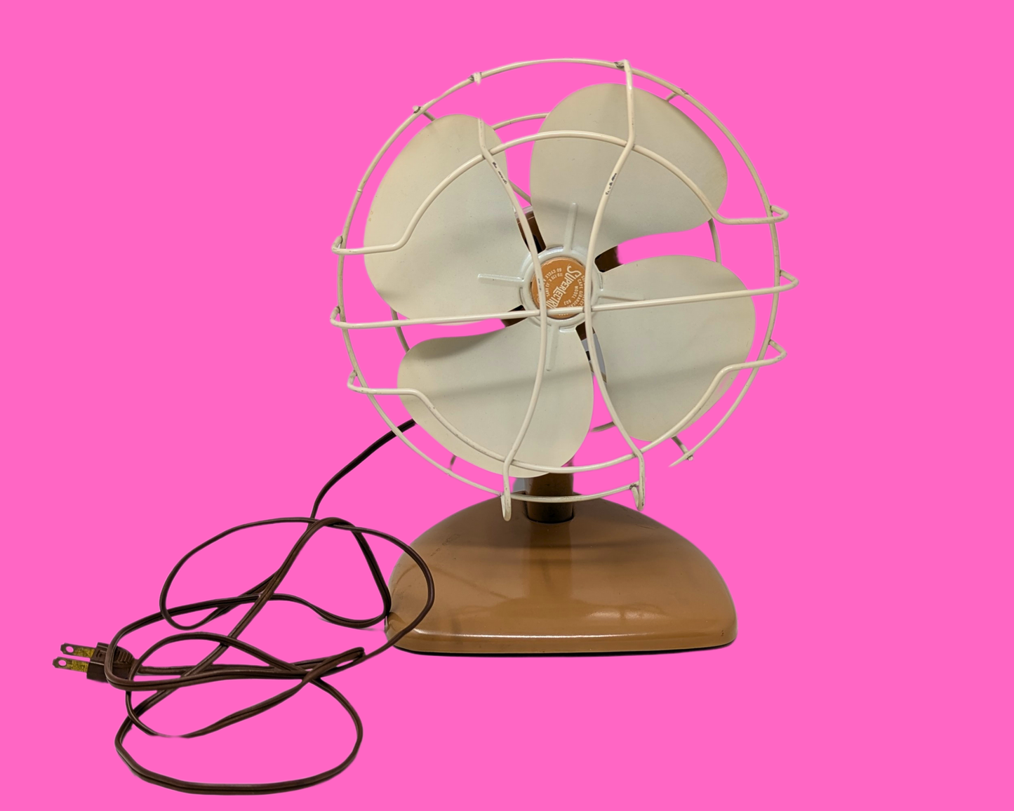 Vintage 1960's Superlectric Fan, Functional