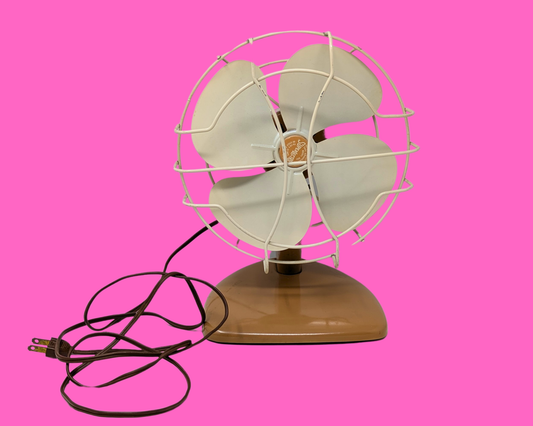 Vintage 1960's Superlectric Fan, Functional