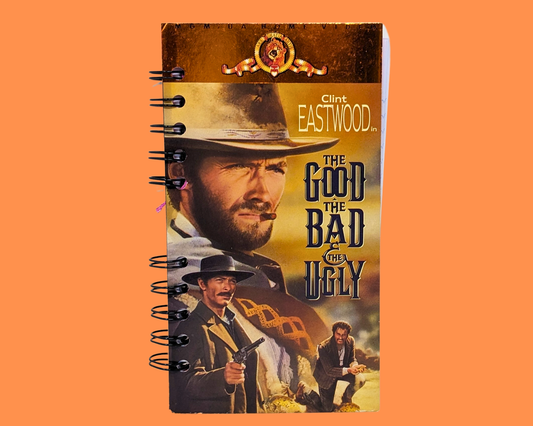 The Good, The Bad and The Ugly VHS Movie Notebook