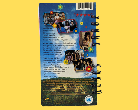 Now and Then VHS Movie Notebook