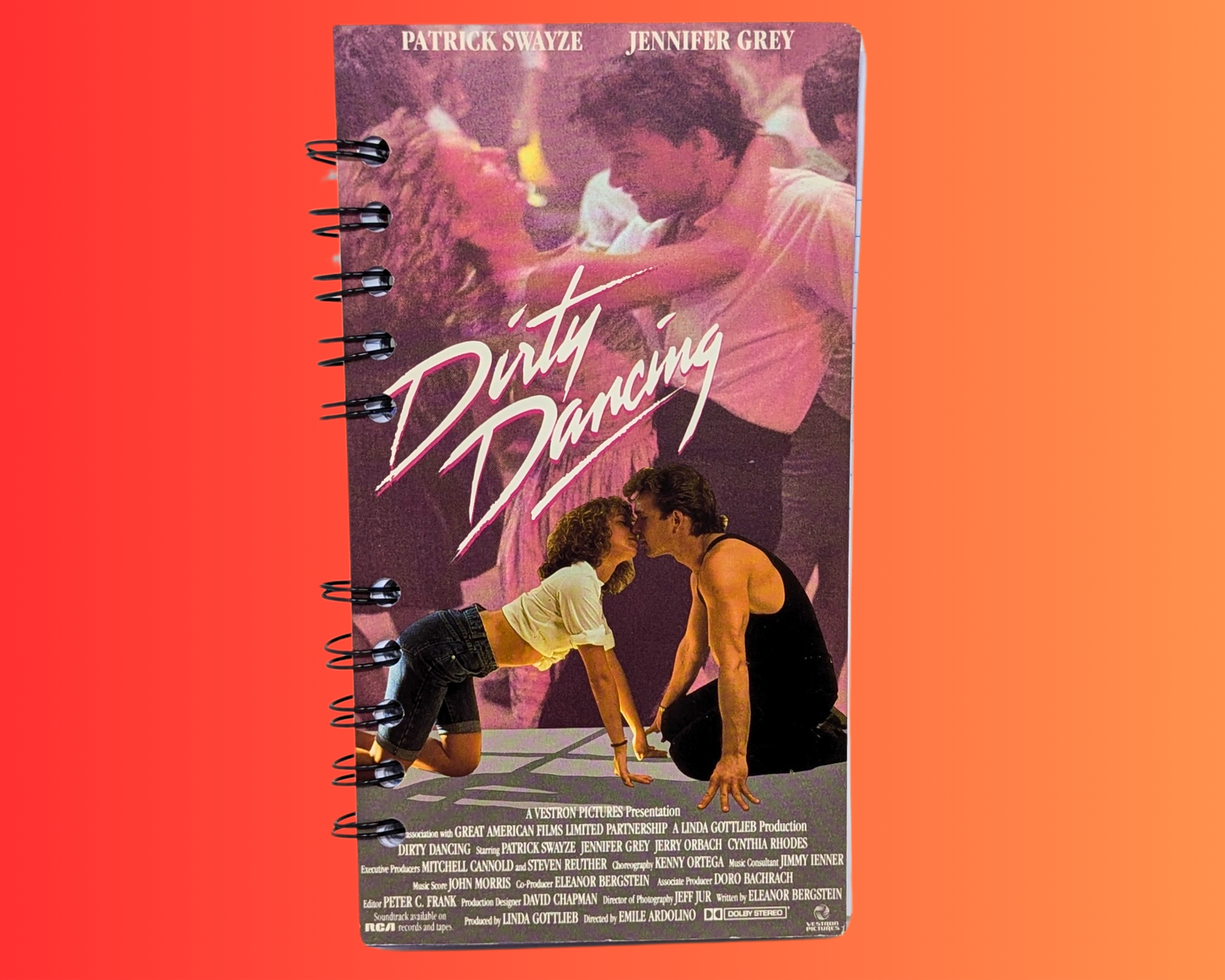 Dirty Dancing VHS Movie Notebook