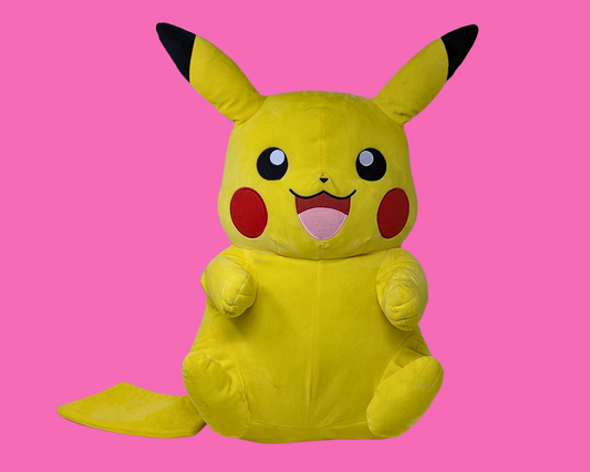 Vintage 1990's Official Pokemon Huge Pikachu Plushie