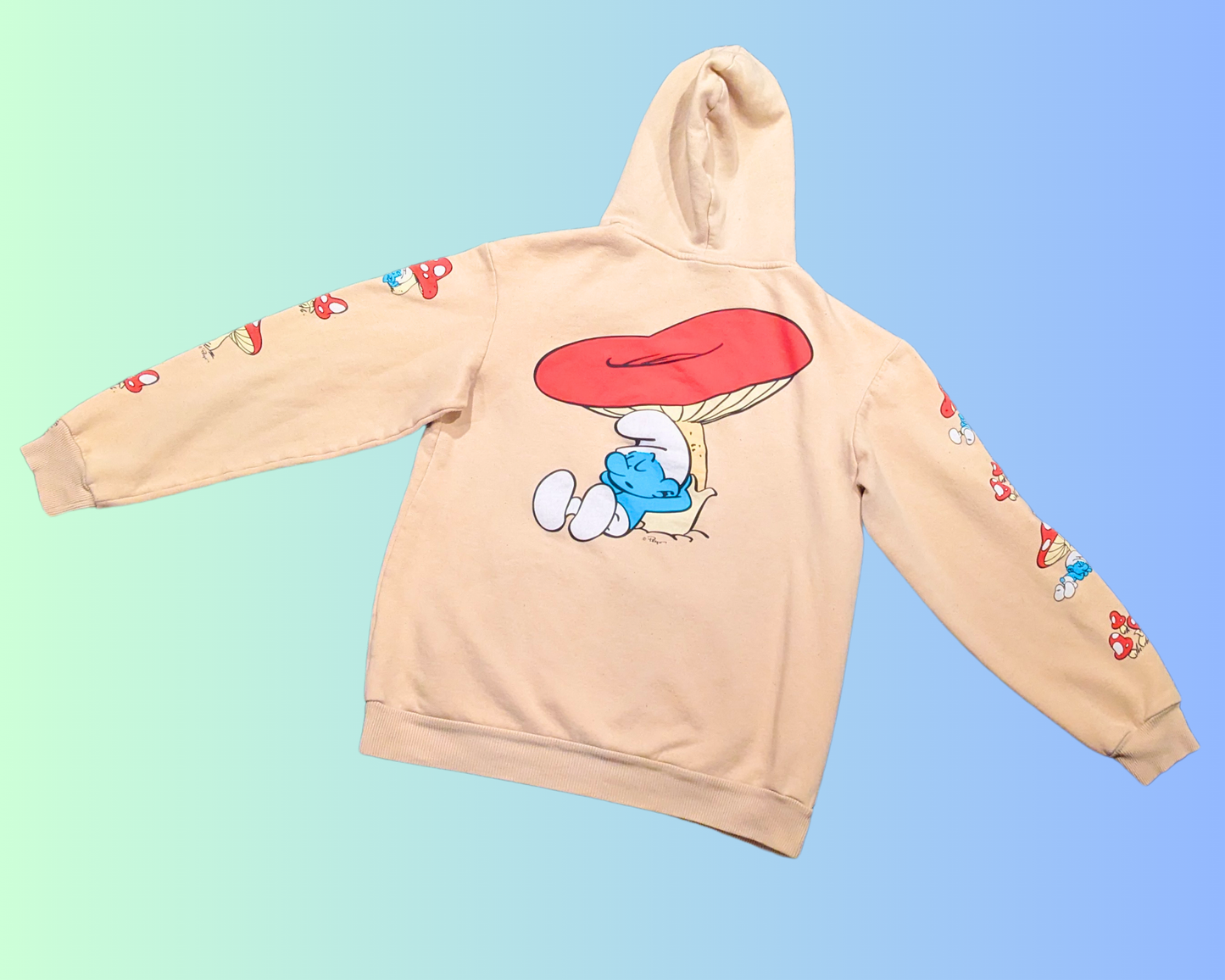 Y2K The Smurfs Hoodie Size M