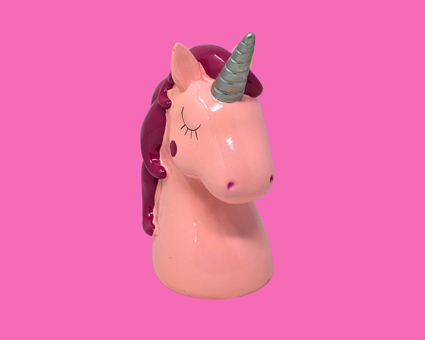 Y2K Pink Unicorn Piggy Bank