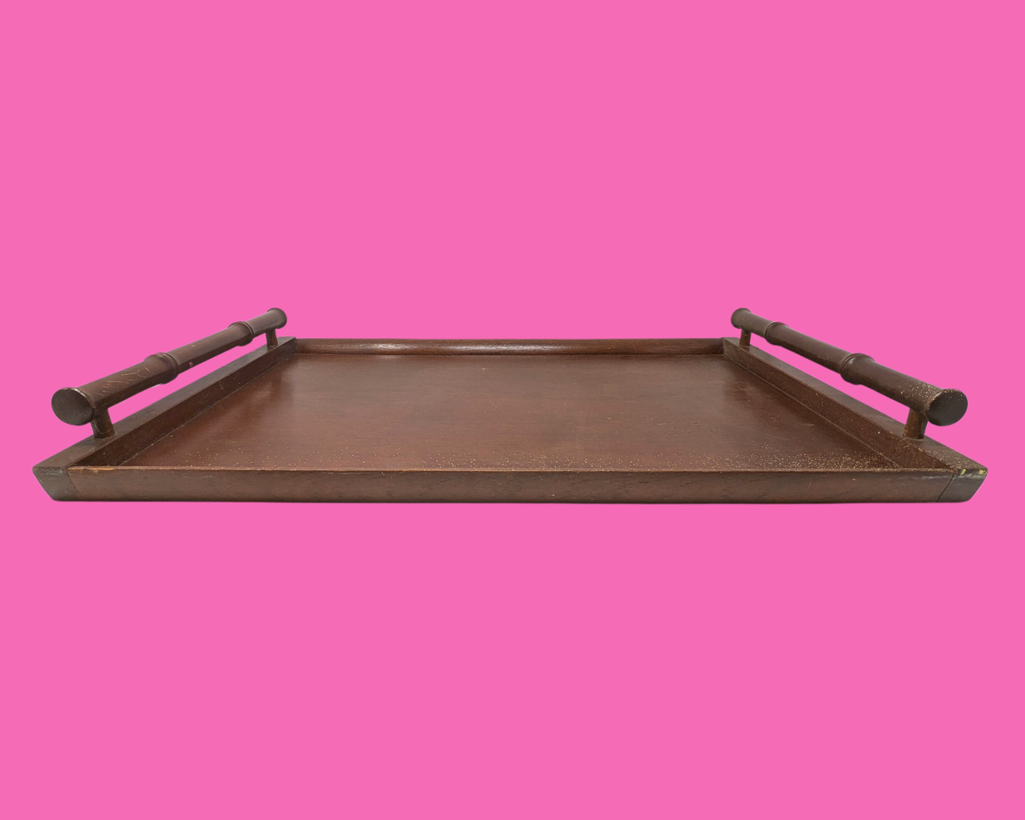 Vintage 1990's Big Wooden, Boho Tray