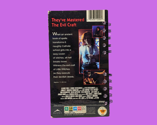 Little Witches VHS Movie Notebook