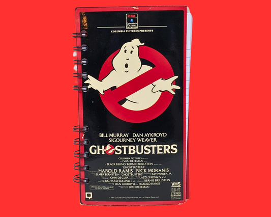 Ghostbusters VHS Movie Notebook