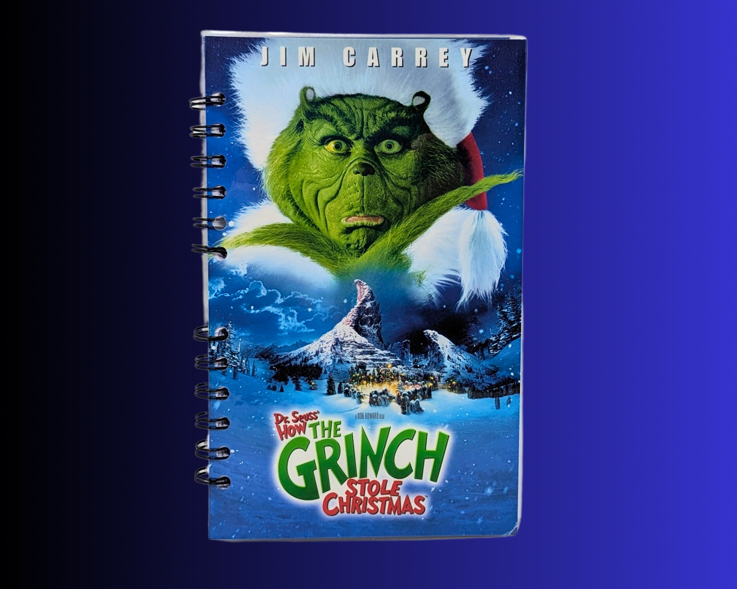 How The Grinch Stole Christmas VHS Movie Notebook