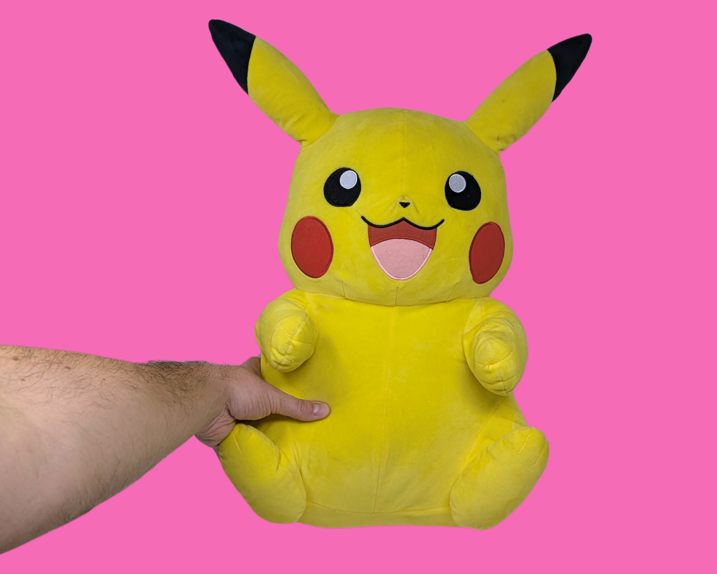 Vintage 1990's Official Pokemon Huge Pikachu Plushie