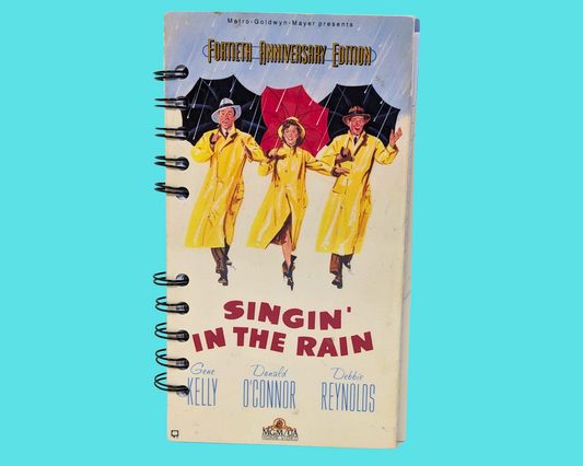 Singing in the Rain VHS Movie Notebook