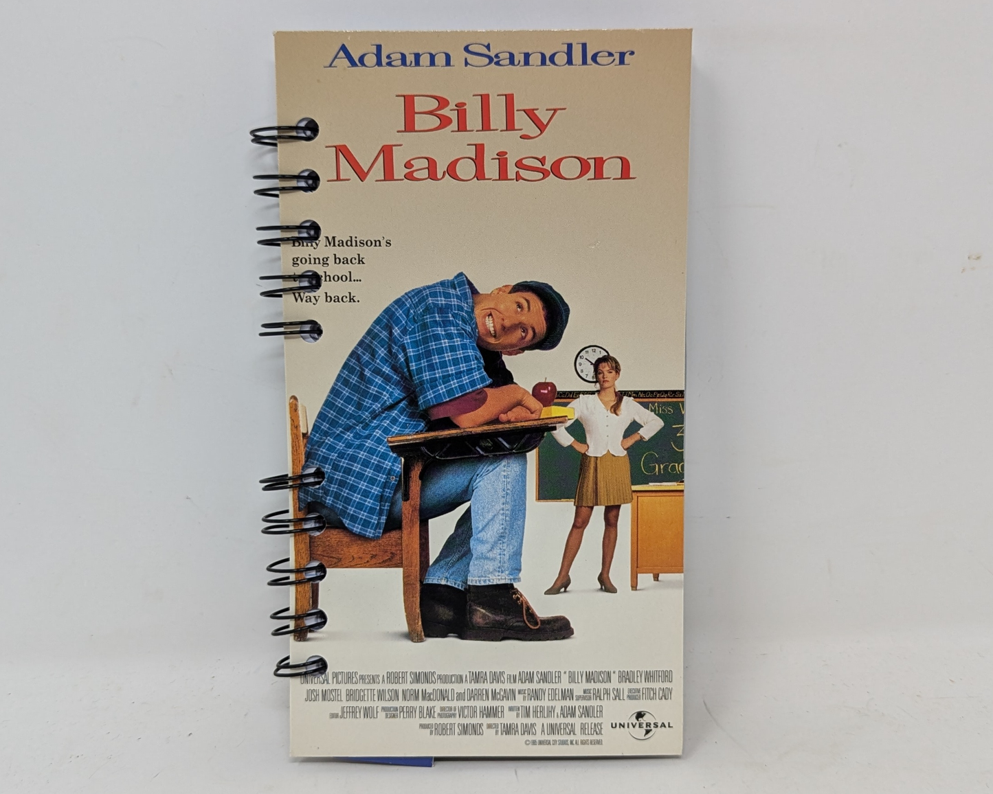 Billy Madison VHS Movie Notebook