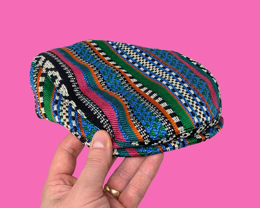 Y2K Colorful, Boho, Newsboy Cap