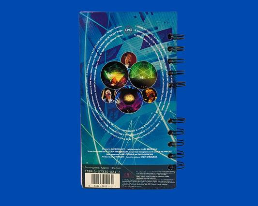 Pink Floyd Pulse VHS Movie Notebook