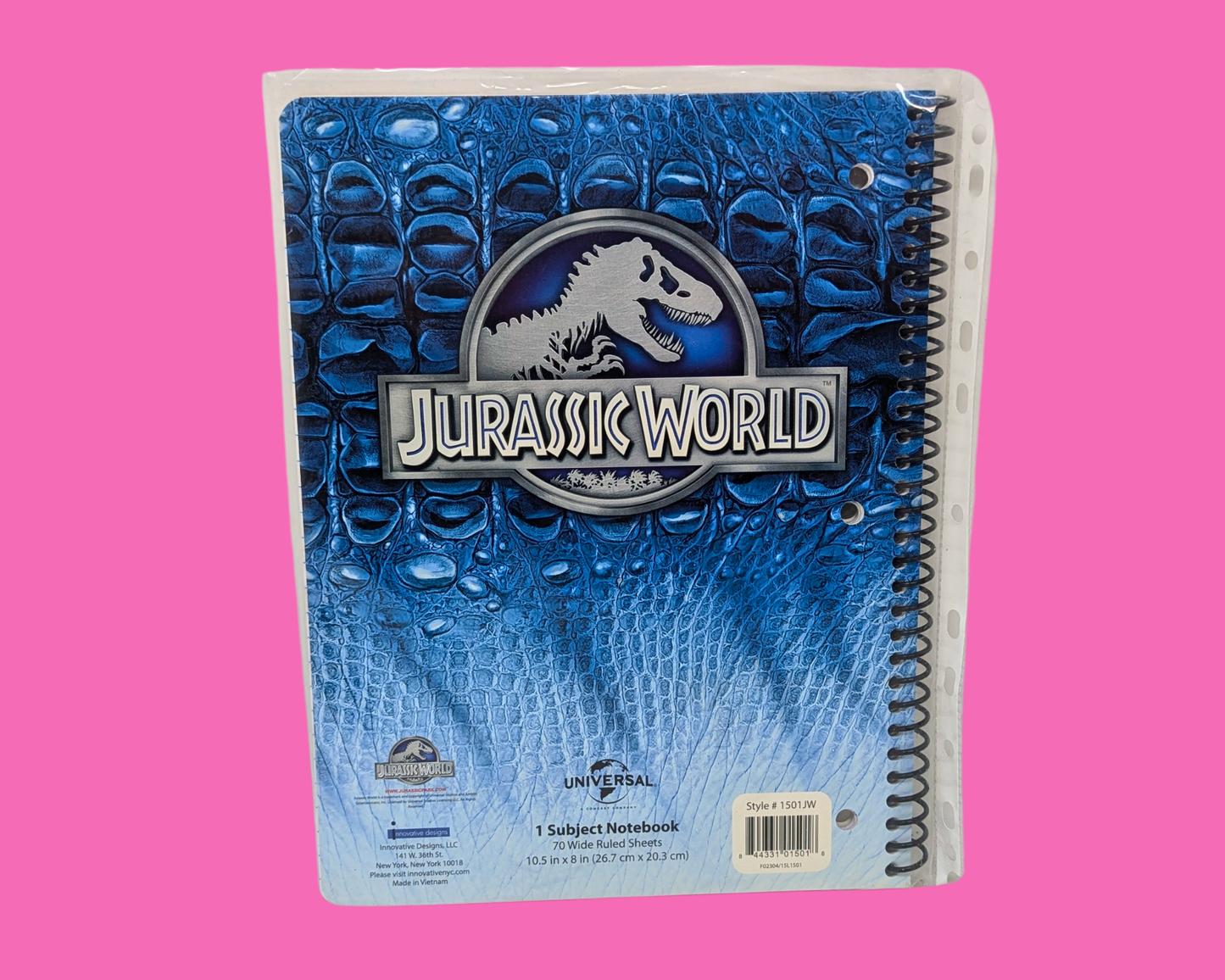 Jurassic World Notebook