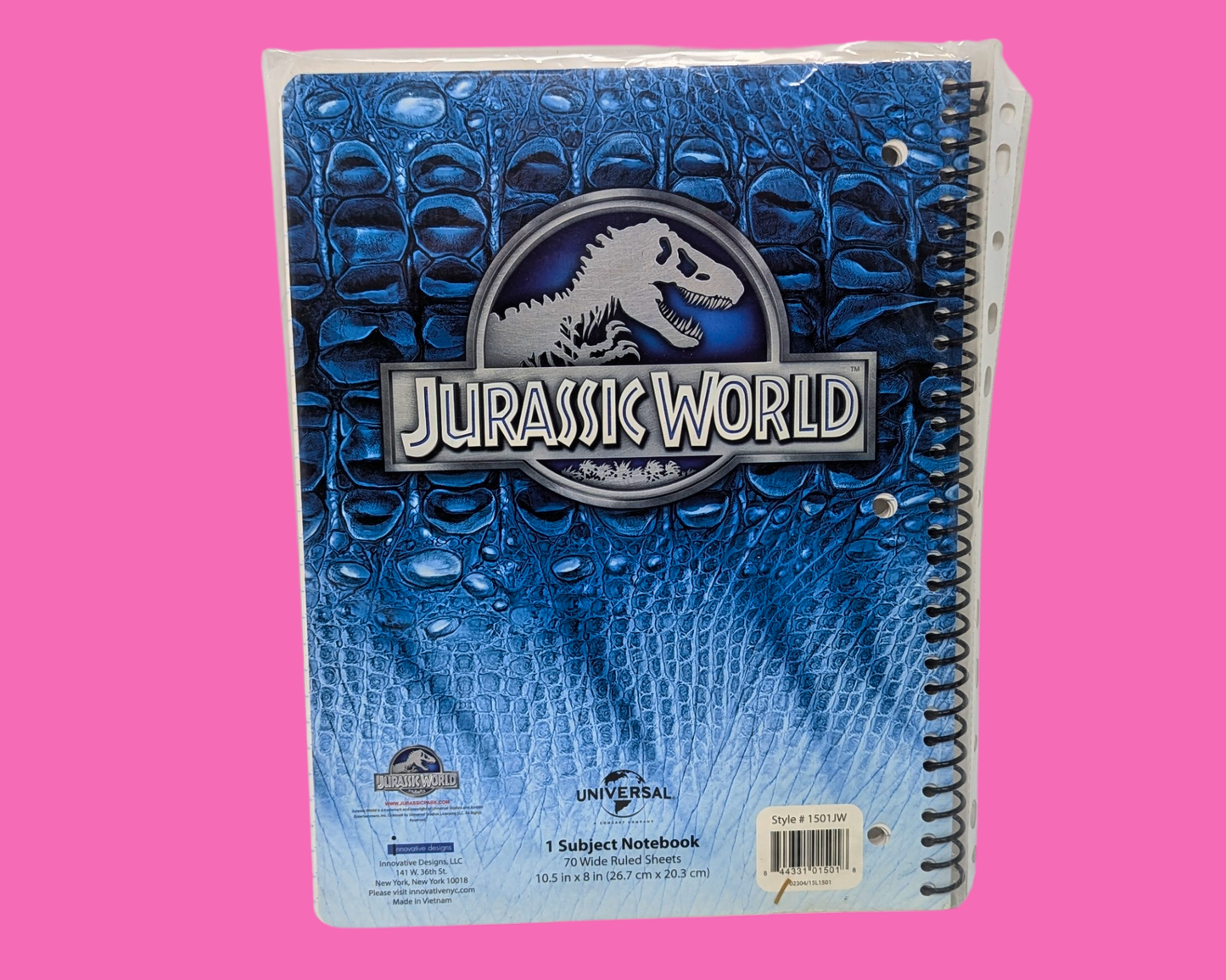 Jurassic World Notebook