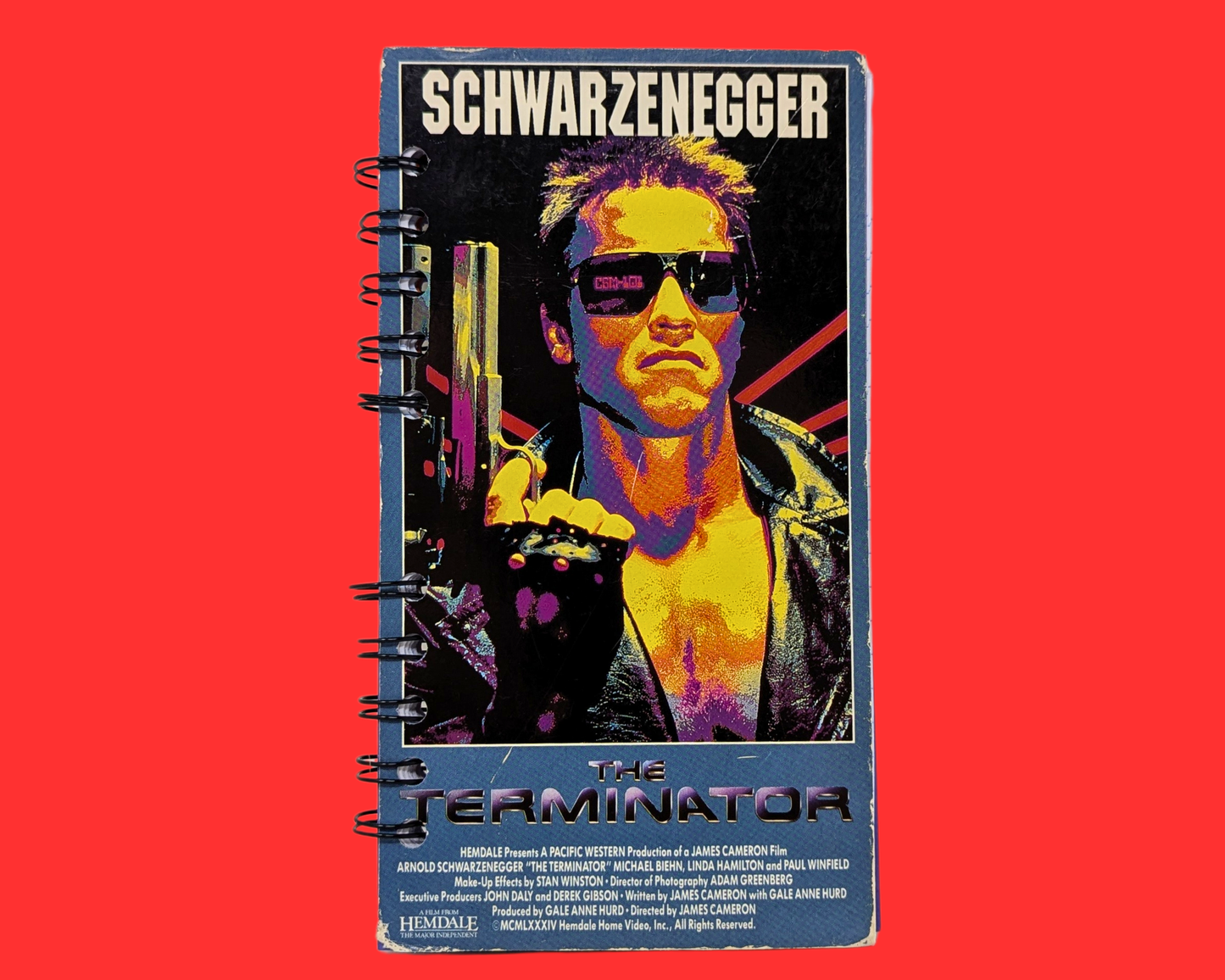 Terminator VHS Movie Notebook