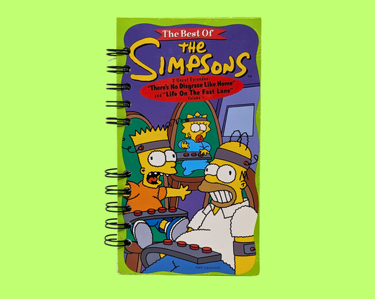 The Best of the Simpsons Volume 1 VHS Movie Notebook