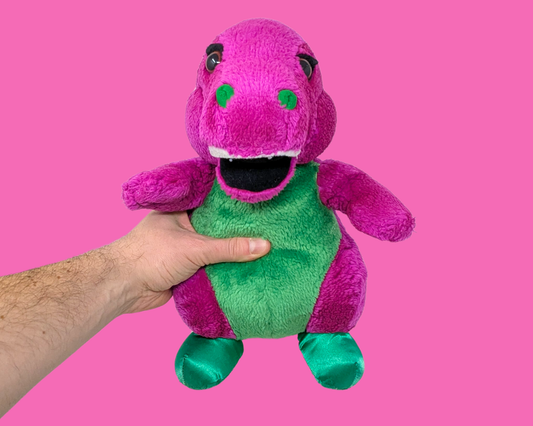 Vintage 1990's Barney The Dinosaur Plushie