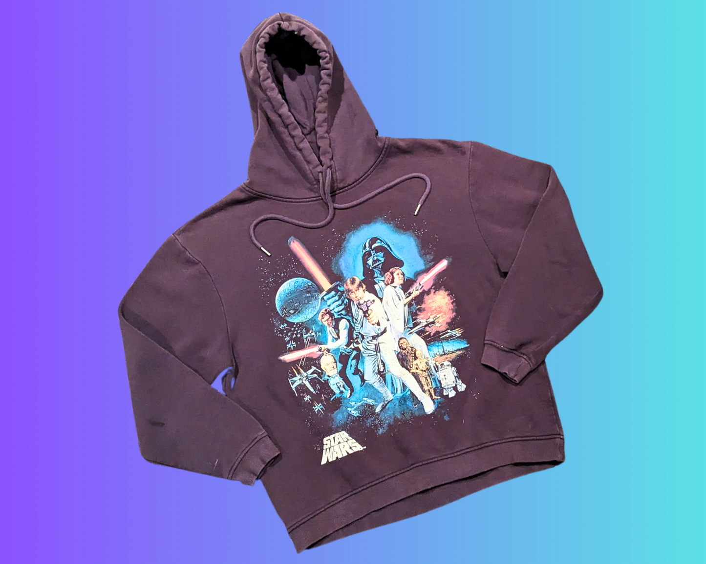 Y2K Star Wars Hoodie Size S