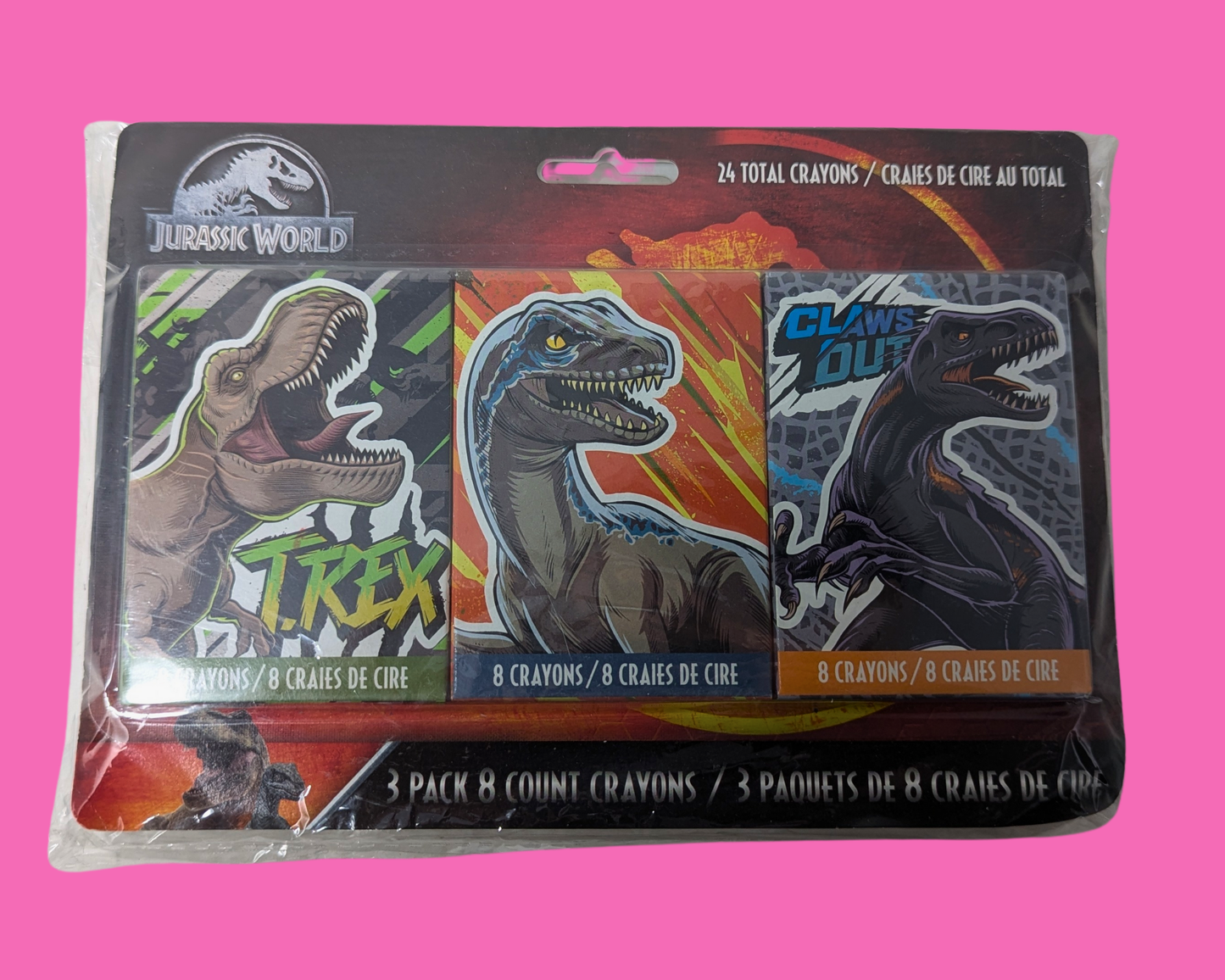 Jurassic World Crayons