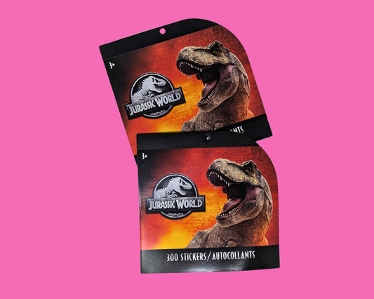 Jurassic World Stickers, Pack of 2