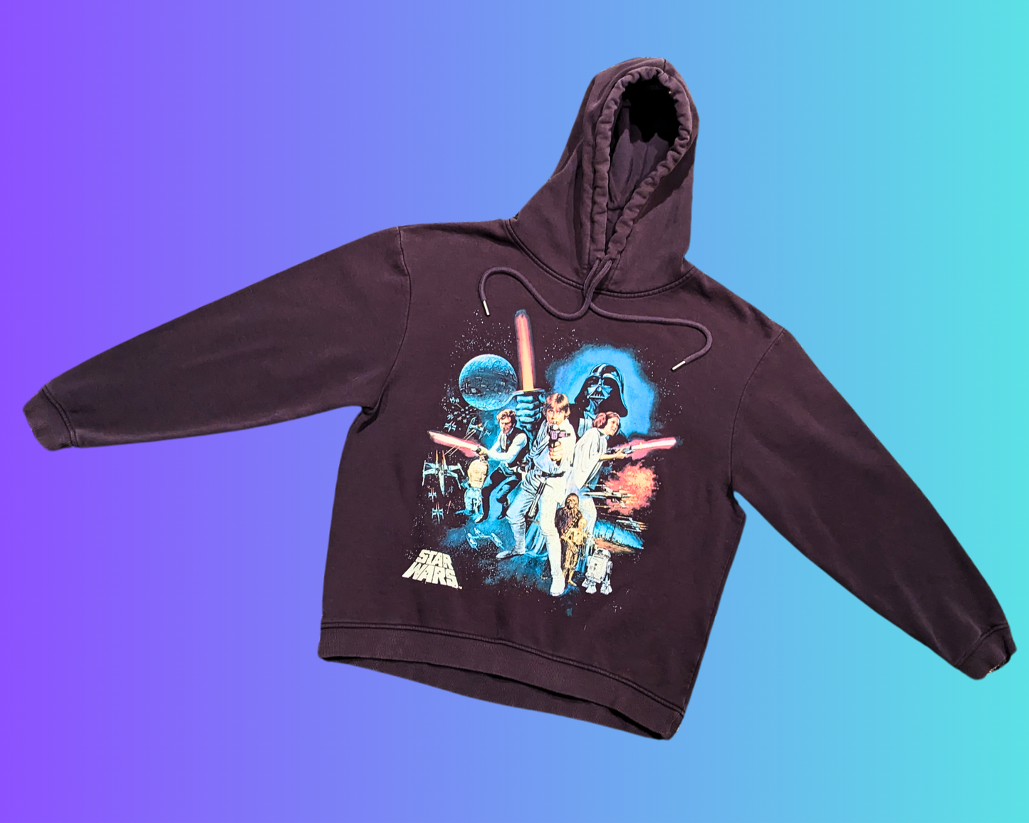 Y2K Star Wars Hoodie Size S