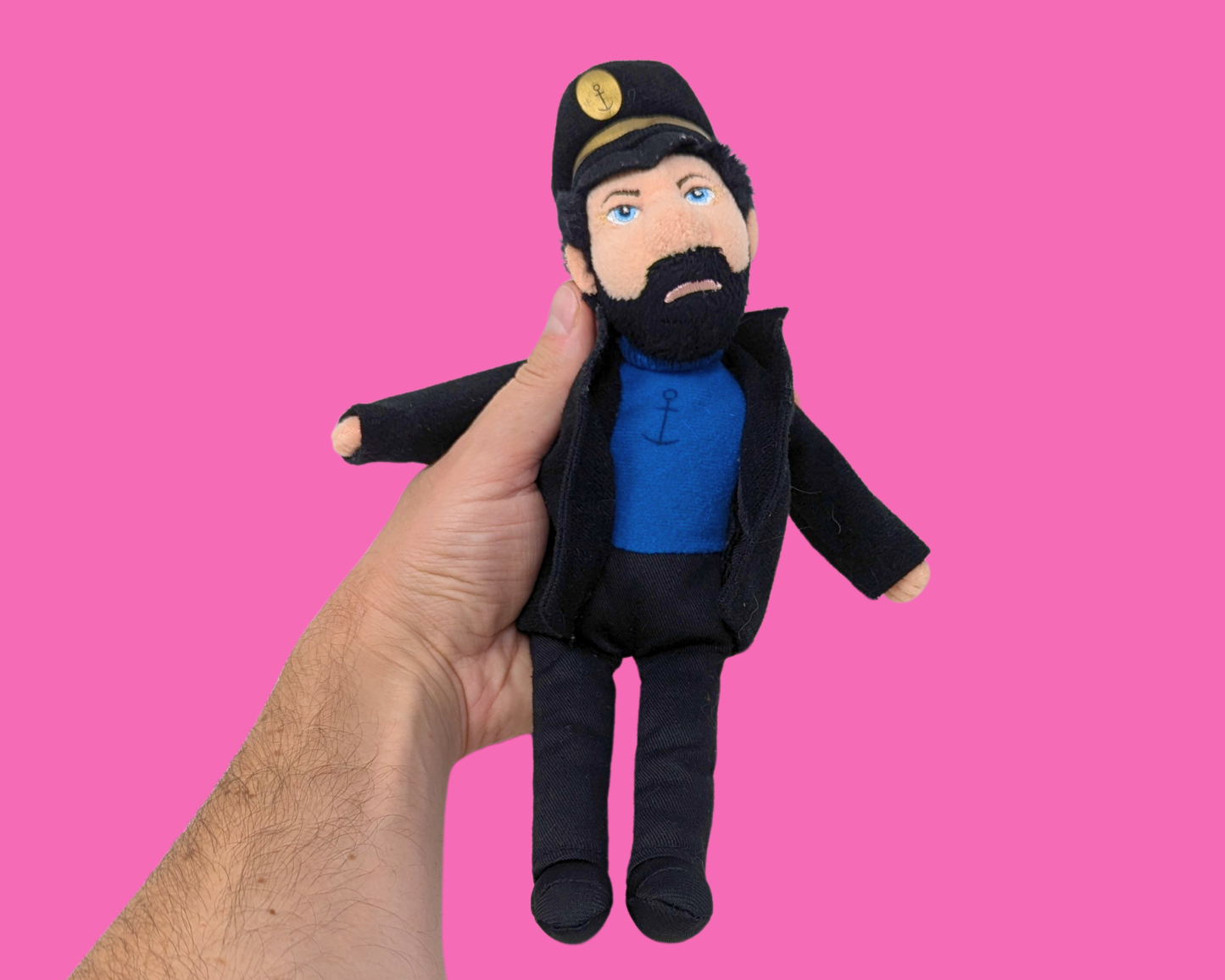 Y2K Official TY Plushies of Tintin and Captain Haddock, Sold Together