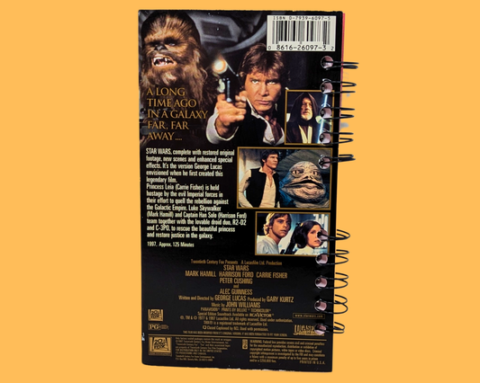 Star Wars VHS Movie Notebook