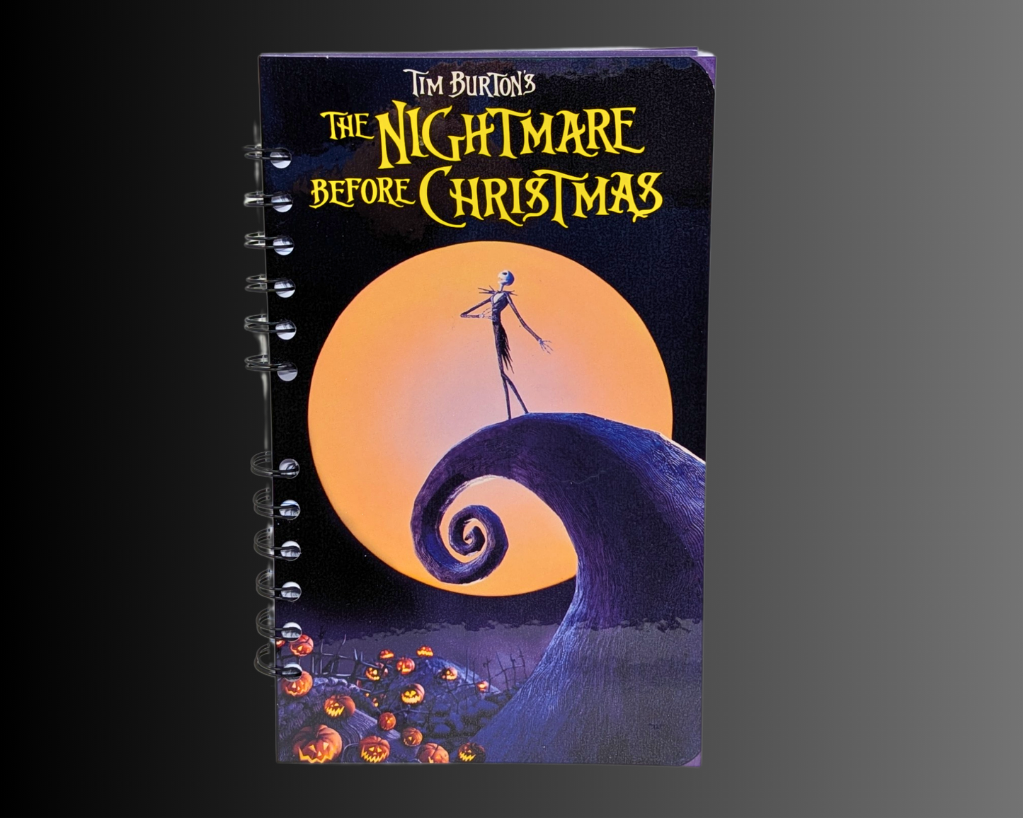 The Nightmare Before Christmas VHS Movie Notebook