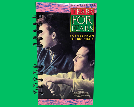 Tears for Fears Scenes from the Big Chair VHS Movie Notebook