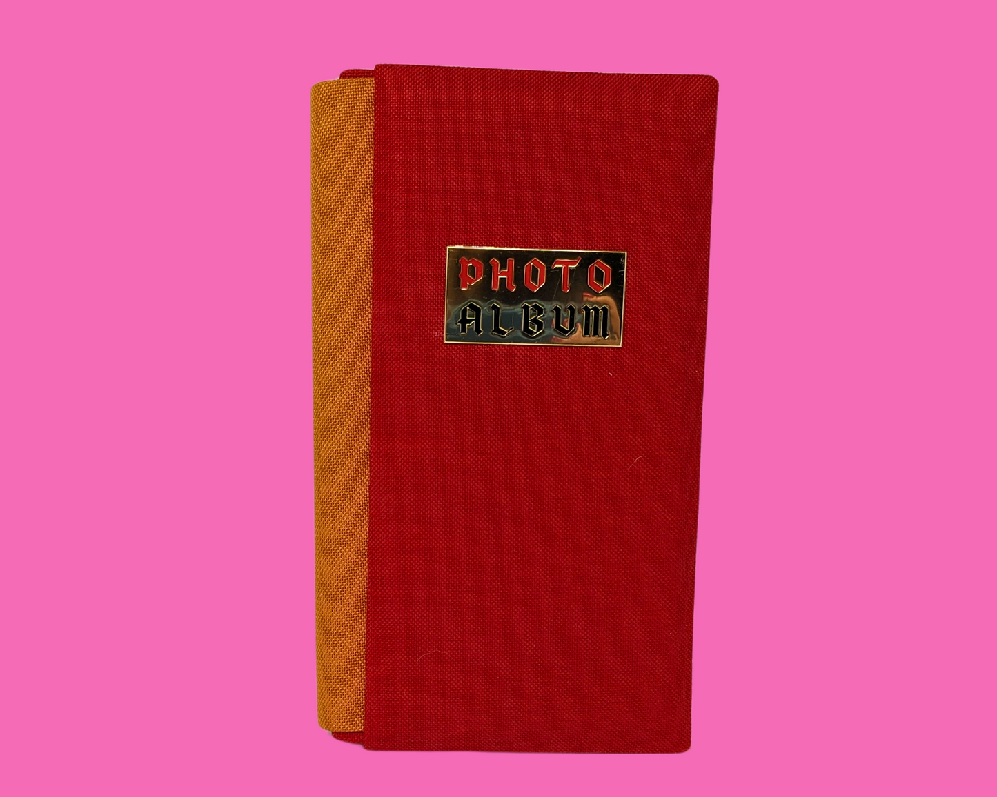 Vintage 1960's Red Photo Album