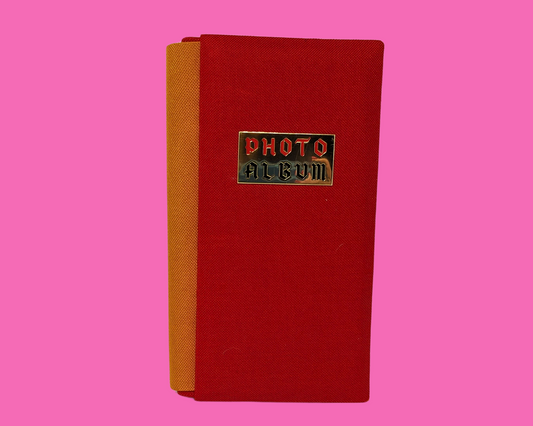 Vintage 1960's Red Photo Album