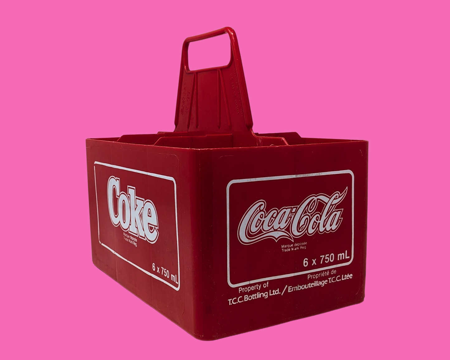 Vintage 1990's Plastic Coca Cola Bottles Holder