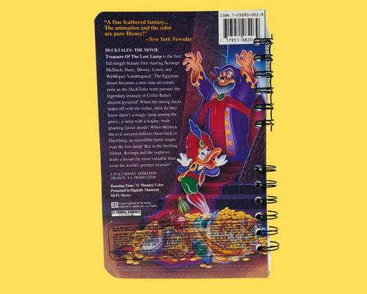 DuckTales The Movie, Treasure of the Lost Lamp, Walt Disney VHS Movie Notebook