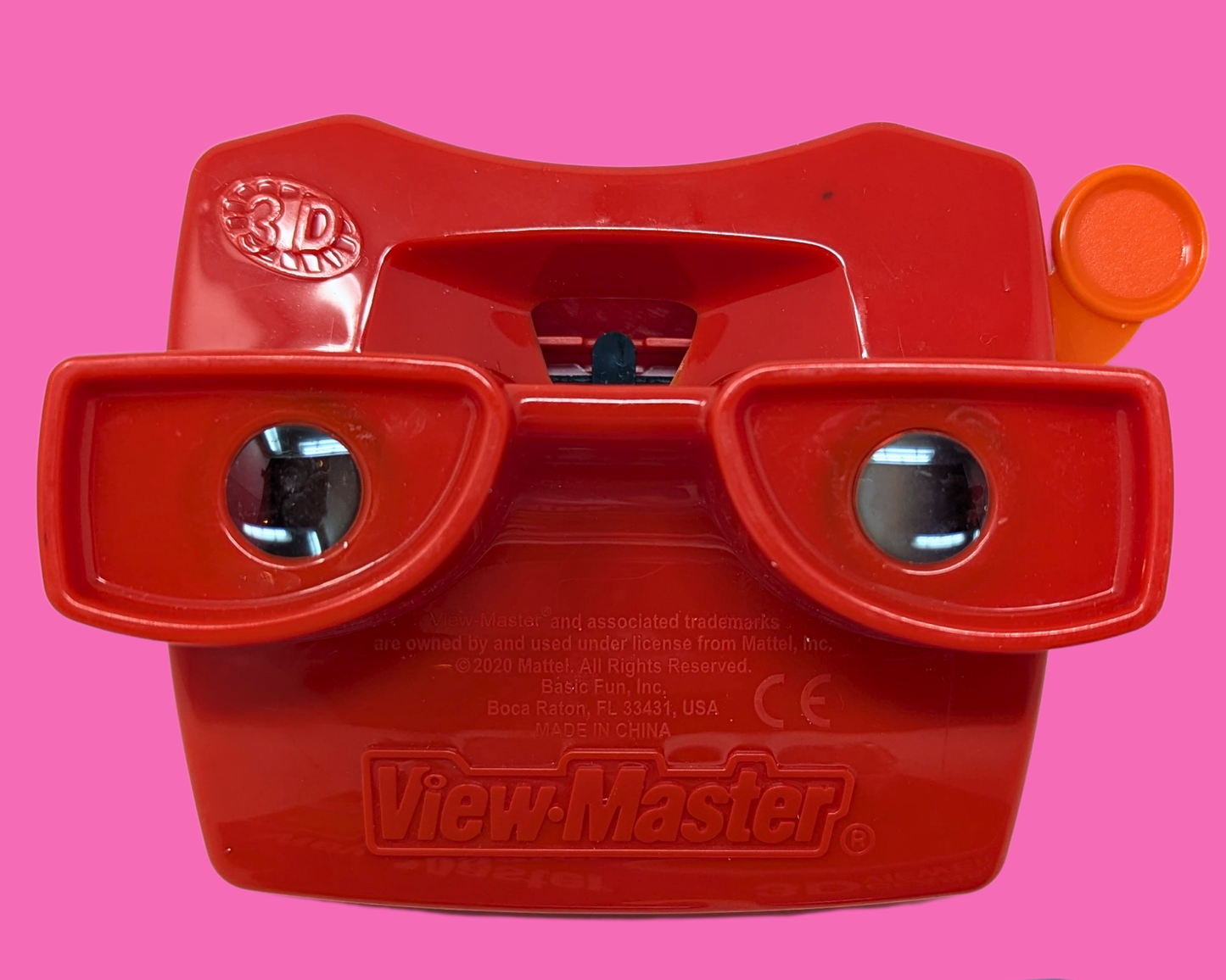 Y2K Red View-Master Toy with Disks and Original Packaging