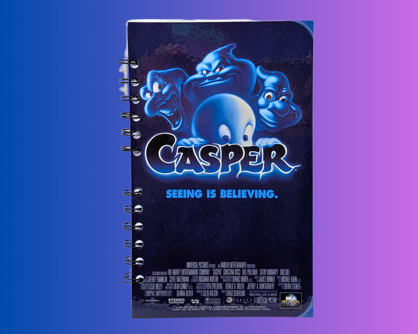 Casper VHS Movie Notebook