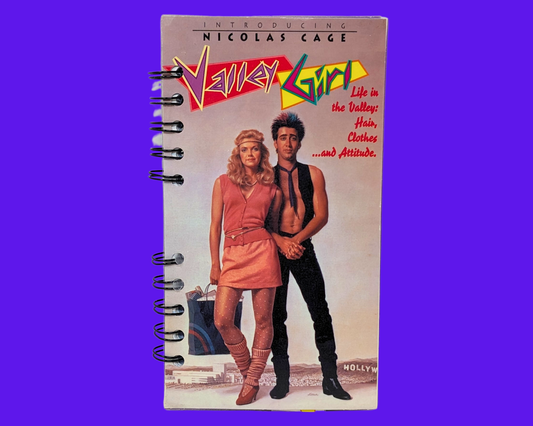 Valley Girl VHS Movie Notebook