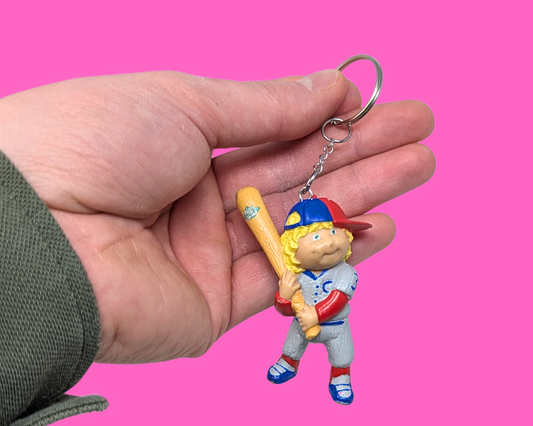 Handmade, Upcycled Cabbage Patch Kids Toy Keychain