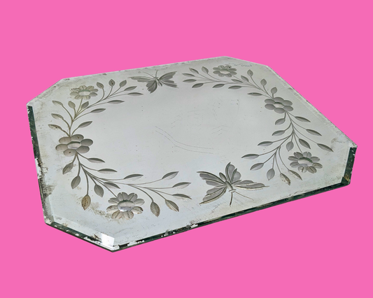 Vintage 1950's Mirror Tray