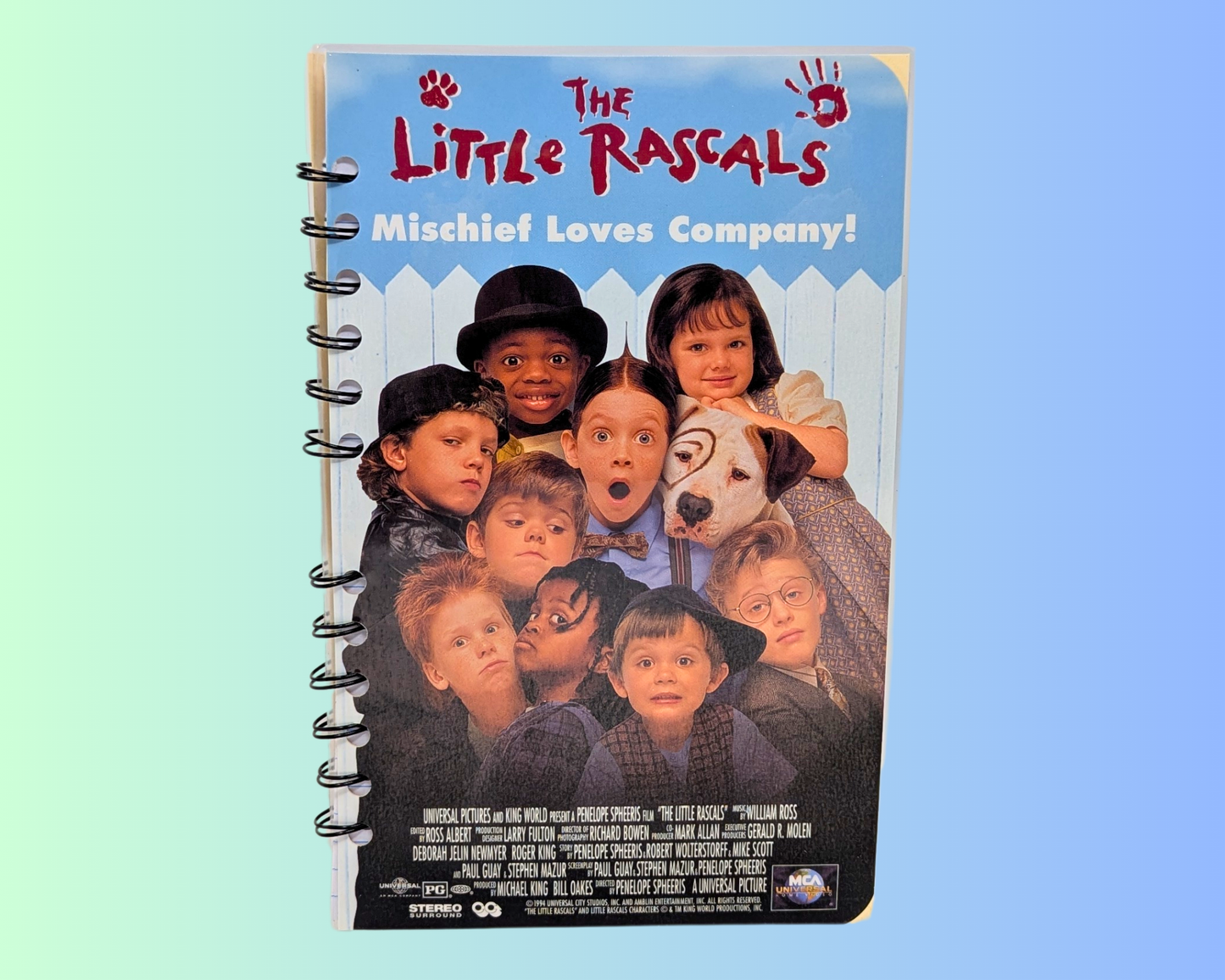 The Little Rascals VHS Movie Notebook